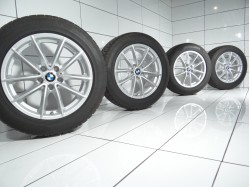 4x Koła 225 55 R17 97 H BMW OE 5x112 27 Srebrny