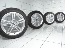 4x Koła 205 55 R17 95 H BMW OE 5x112 54 Srebrny