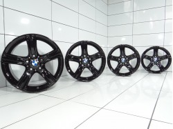 4x Felgi 17' BMW OE 5x120 37 72,6 Czarny